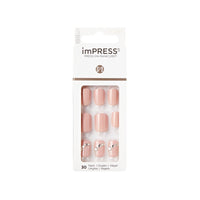 Kiss impress Crystal Blossom short, 30 nails, IM029C 30pcs – Quick, Polished Manicure Look