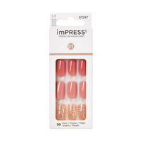 Kiss impress All To Myself medium, 30 nails, IMM19C 28pcs – Quick, Polished Manicure Look