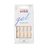 Kiss Gel Fantasy Nails- Creamy FC05C – Neat, Polished Nail Look