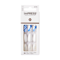 Kiss impress R. Paradise medium, 30 nails, IMM18C 28pcs – Quick, Polished Manicure Look