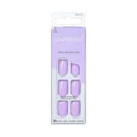 Kiss impress color Vivid Lavender short, 30 nails, IMC37C 30pcs – Quick, Polished Manicure Look
