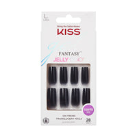 Kiss gel fantasy JELLY color Gelée Long, 28 nails, FJC01C 28pcs – Quick, Polished Manicure Look