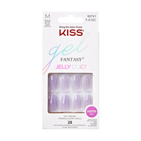 Kiss gel fantasy JELLY color Quince medium, 28 nails, FJC02C 28pcs – Quick, Polished Manicure Look