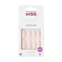 KissGel Fantasy Gel Sculpted Nails Hold MeCloser FS19 – Neat, Polished Nail Look