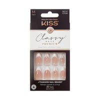 Kiss Classy Nails Premium- Highlights CSP09C – Neat, Polished Nail Look