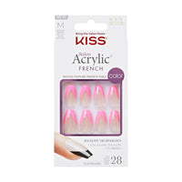 Kiss Acrylic Frnch ColorSquared SFO03 – Neat, Polished Nail Look