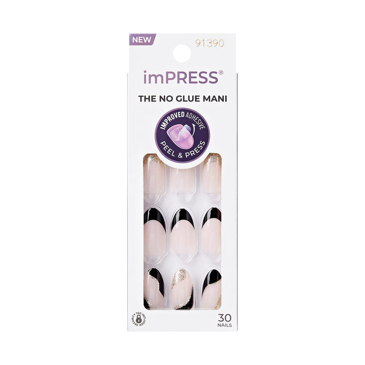 Kiss imPRESS Nails - Illusion IFM04C – Neat, Polished Nail Look