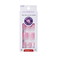 Kiss imPRESS Wide - Dream It Up - WIDER FIT IMW03C – Neat, Polished Nail Look