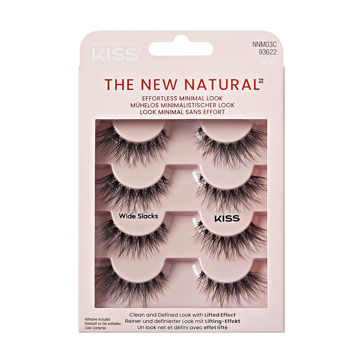 Kiss LASH THE NEW NATURAL Multi NNM03C – Defined, Fuller-Looking Lashes