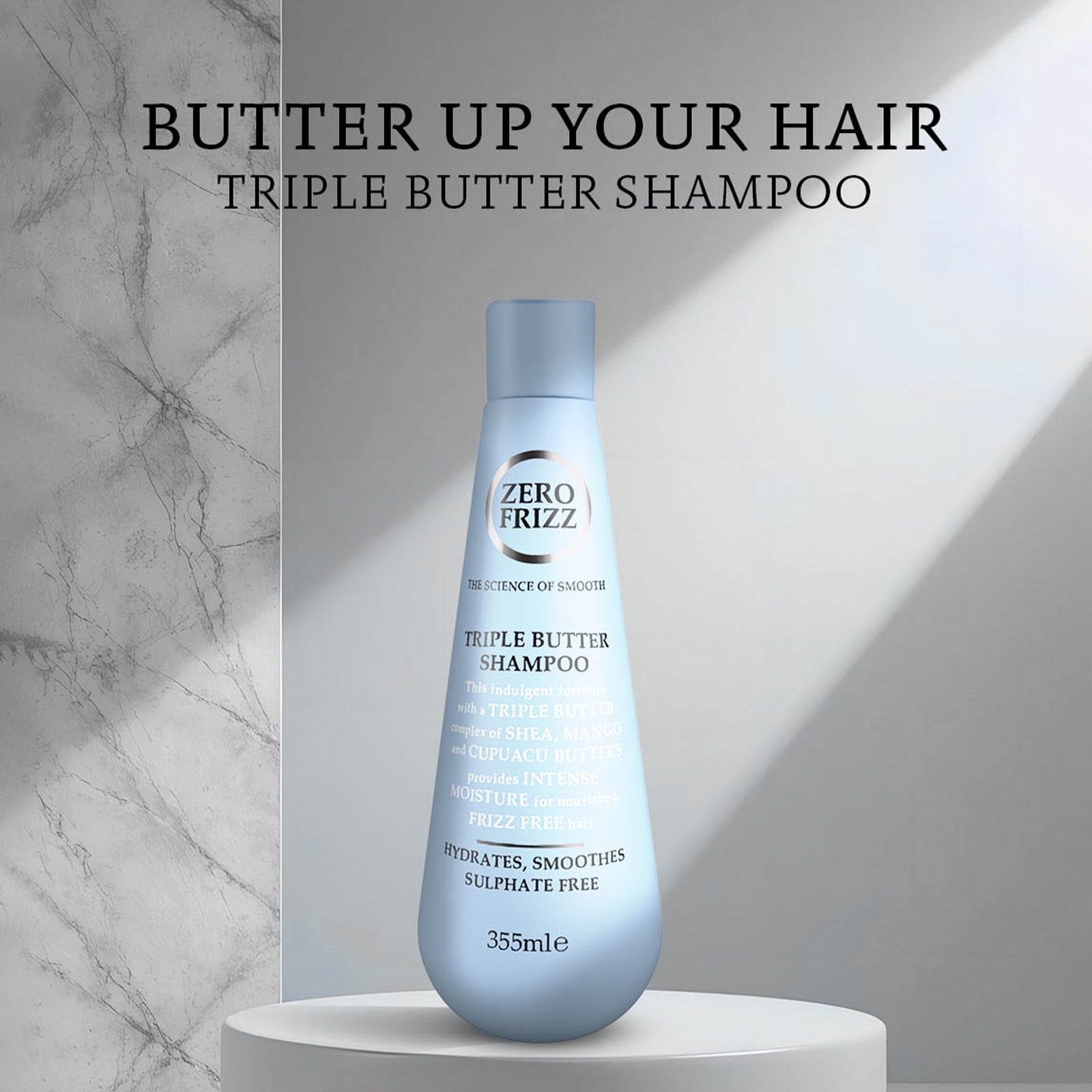 Zero Frizz Triple Butter Shampoo For Frizzy Hair – gihanbeauty.com