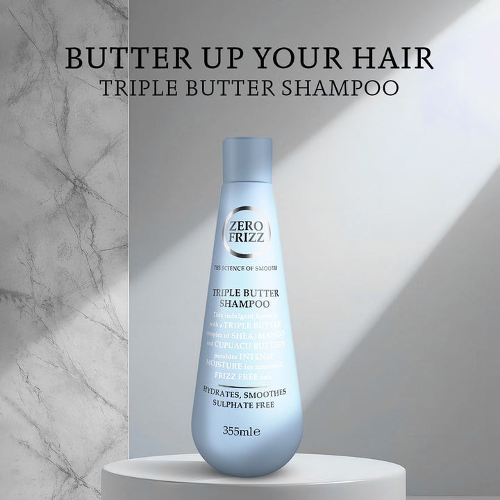 Zero Frizz Triple Butter Shampoo For Frizzy Hair