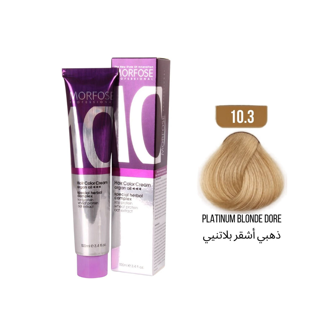 Morfose No 10.3 Hair Color Cream