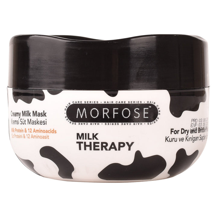Morfose Milk Therapy Creamy Milk Mask 500ml – For Dry & Damaged Hair