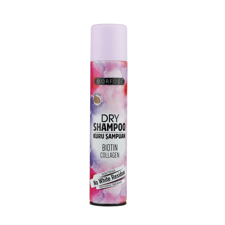 Morfose Biotin & Collagen Dry Shampoo Extra Volumizing 200ml – Oil Absorption & Instant Refresh