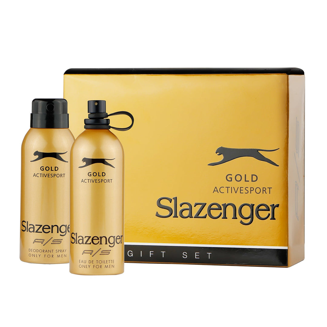 Slazenger Gold SET eau de toilette & deodorant spray for men