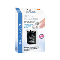 G.R Nail Expert Black Diamond Hardener 01 – Neat, Polished Nail Look