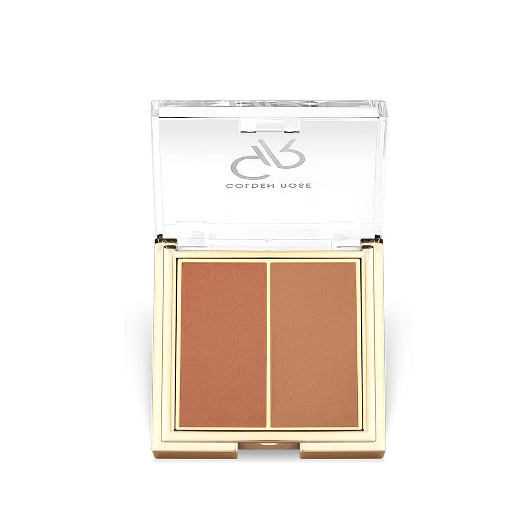 G.R ICONIC BLUSH DUO NO:03 ROSY BRONZE