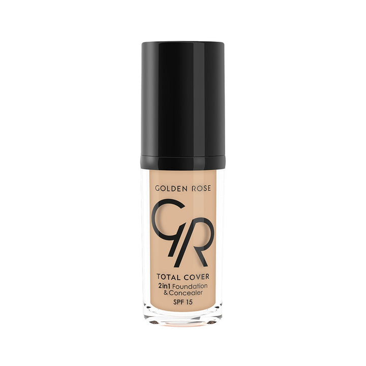 Golden Rose TOTAL COVER FOUNDATION & CONCEALER  Even-Looking Coverage