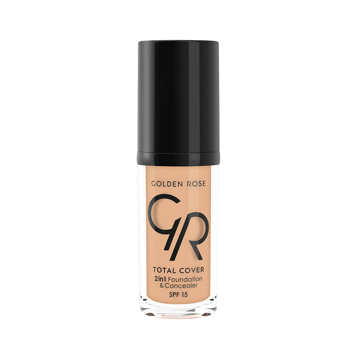 Golden Rose TOTAL COVER FOUNDATION & CONCEALER  Even-Looking Coverage