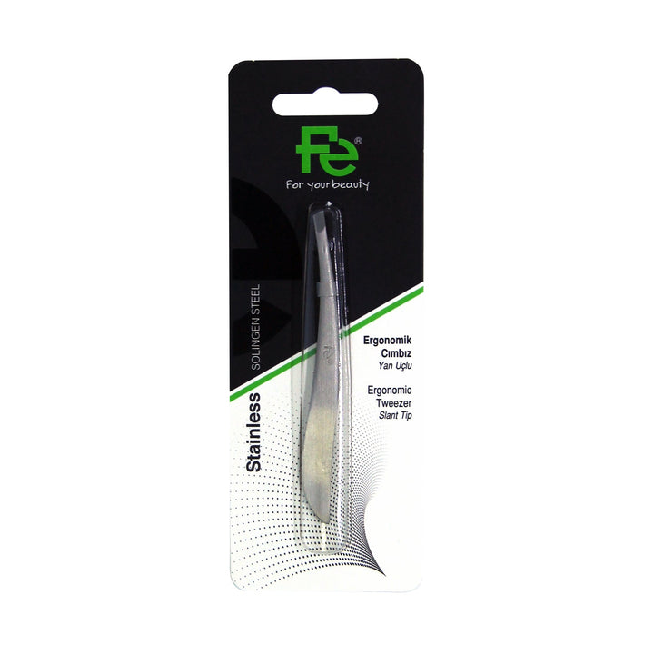 Fe Ergonomic Tweezers slant tip – Everyday Beauty & Personal Care