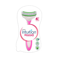 Schick Intuition Xtreme3 Sensitive Disposable Razors for Women – 4 Pack