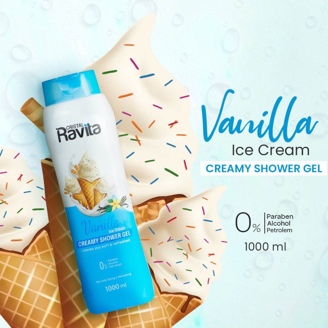 Ravita creamy shower gel Vanilla Ice Cream