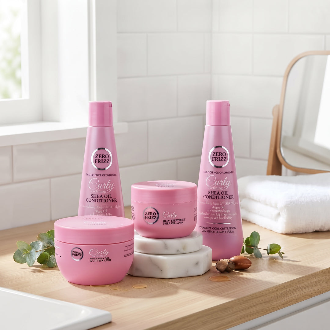 Zero frizz Curly Essential Routine
