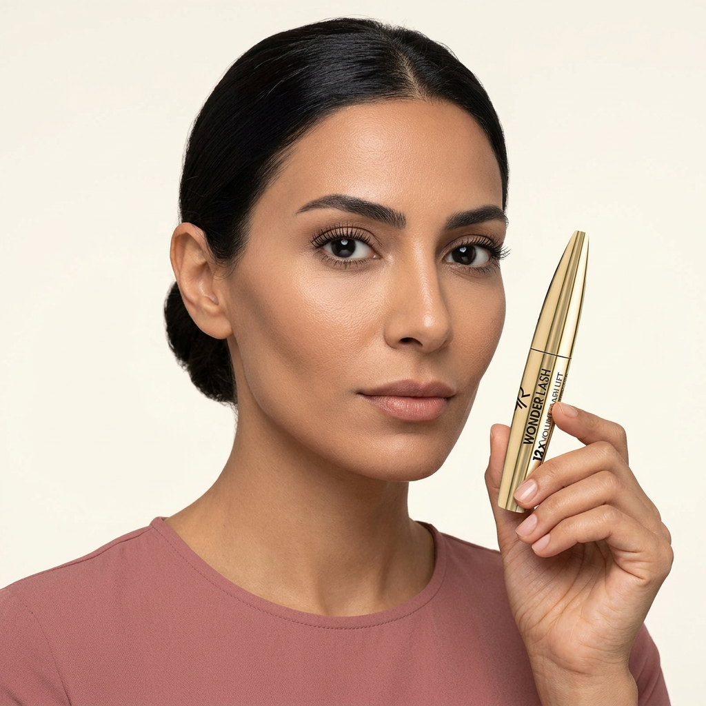 Golden Rose Wonder Lash portrait | بورتريه مع ماسكارا جولدن روز