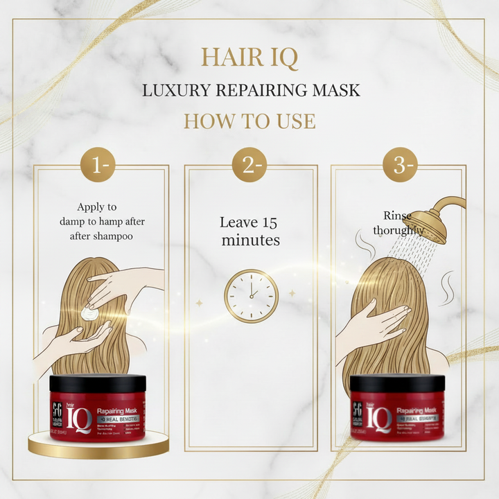 Hair IQ Repairing Mask - How to Use