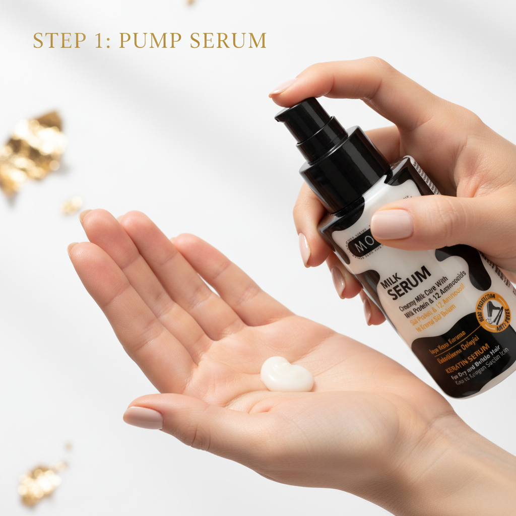 Morfose Milk Serum how to use - طريقة استخدام سيروم مورفوز ميلك