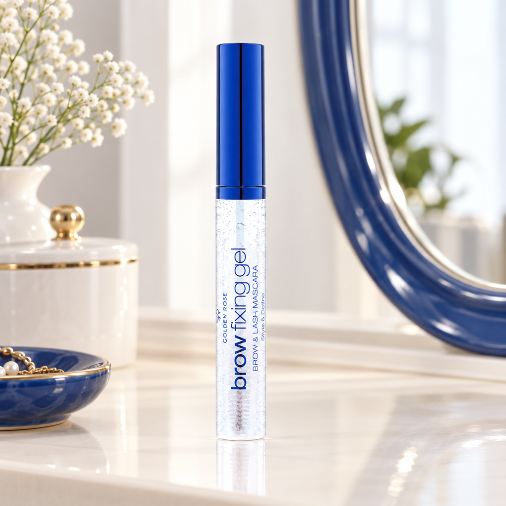 Golden Rose BROW FIXING GEL BROW & LASH MASCARA - Defined, Fuller-Looking Lashes