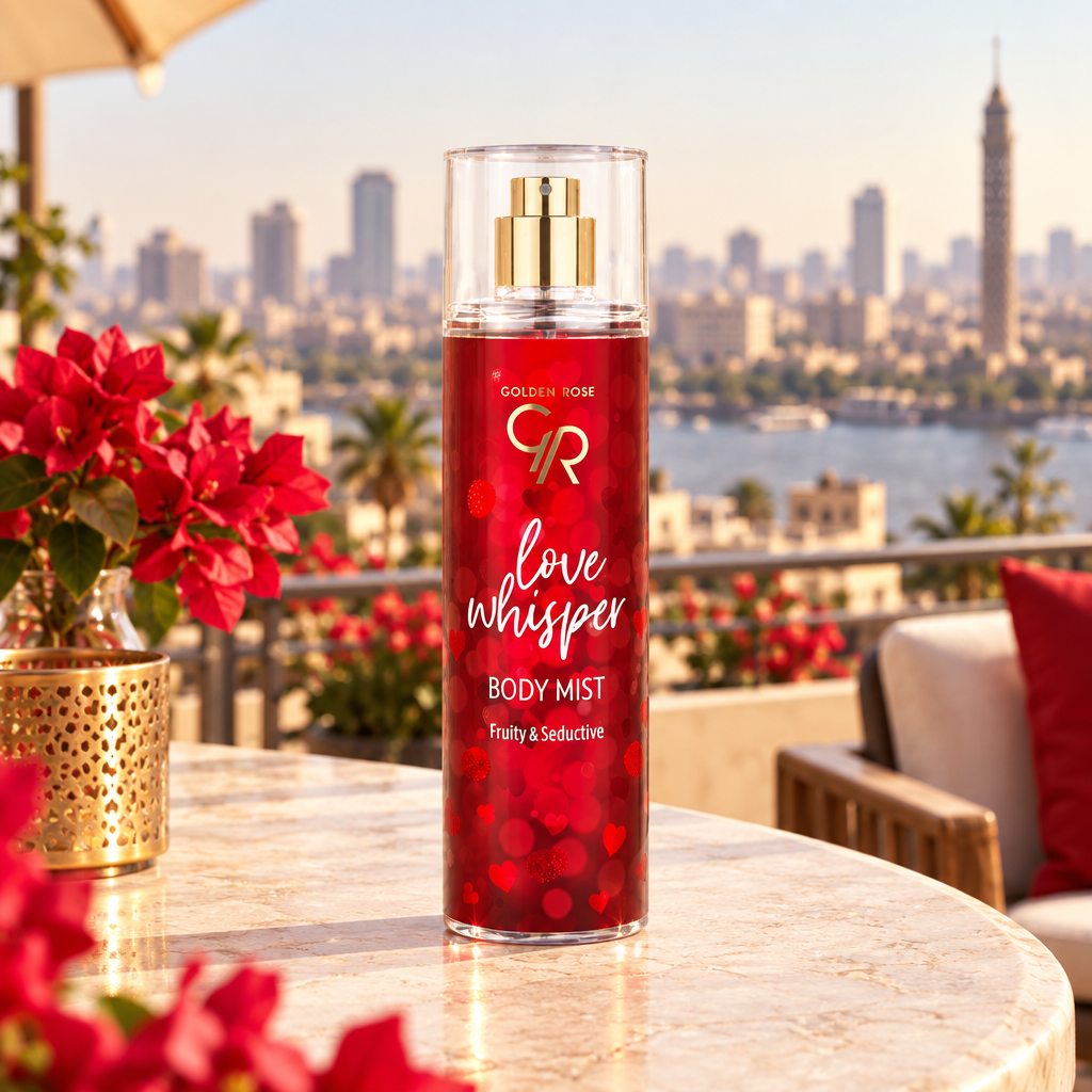 Golden Rose Love Whisper body mist outdoor
