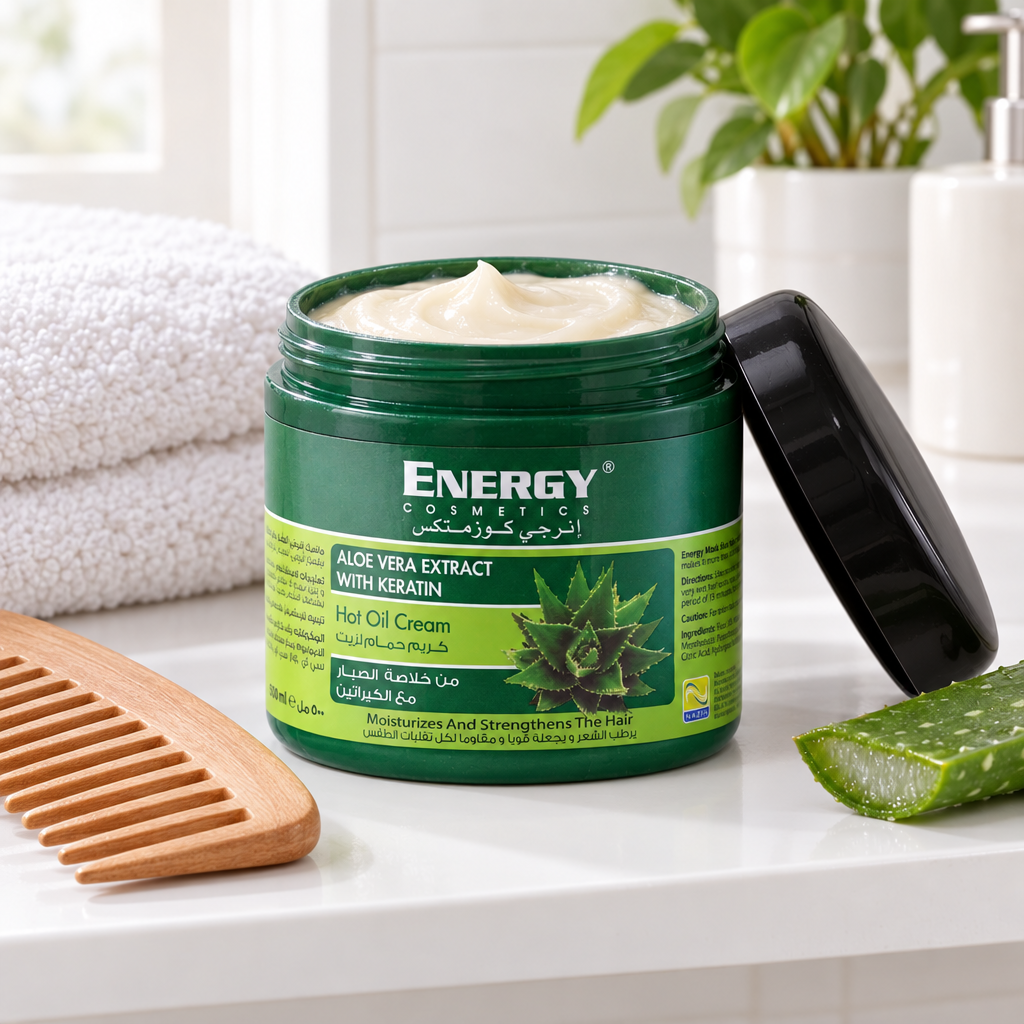 Energy Hair Mask Keratin Aloe Vera indoor
