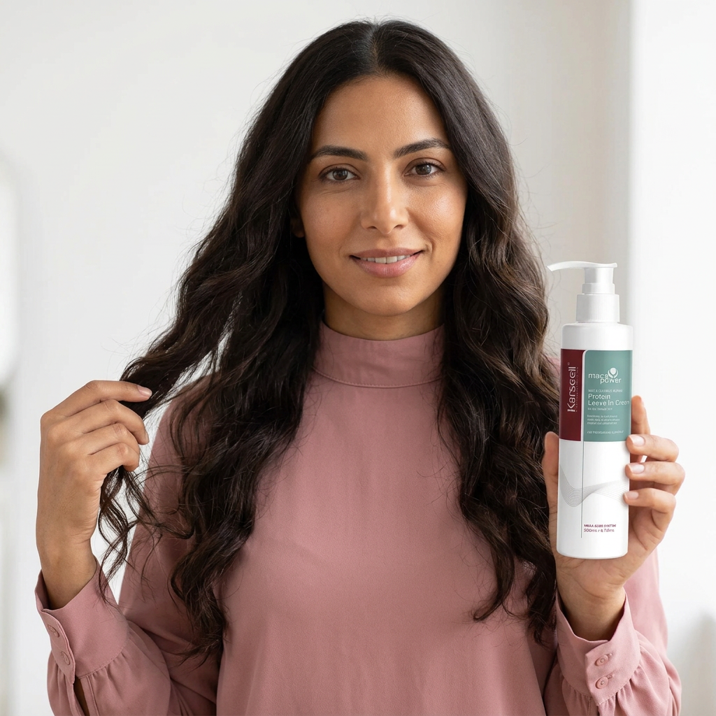 Hair portrait with Karseell Leave-in | لقطة الشعر مع كارسيل ليف إن