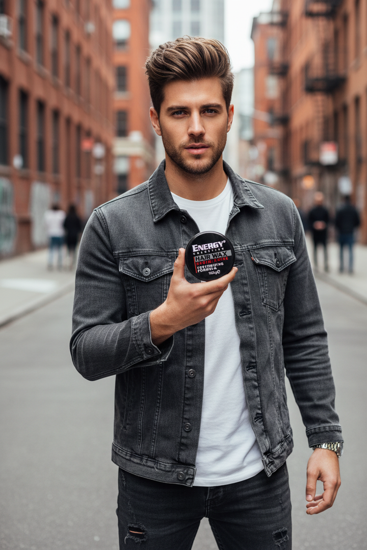 Energy Hair Wax - Model Shot