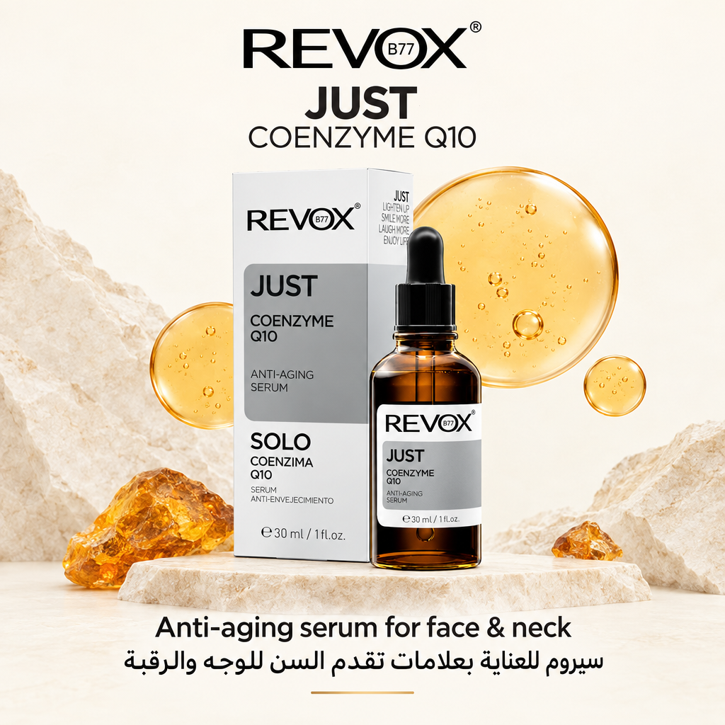 REVOX JUST Coenzyme Q10 Anti-Aging Serum 30ml – Targeted Daily Skin Care