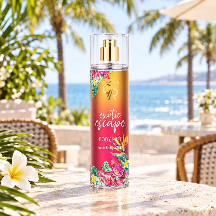 Golden Rose Exotic Escape body mist outdoor