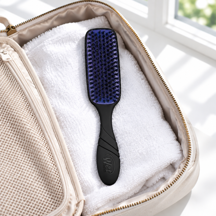 WetBrush Pro Smoothing Brush in travel bag