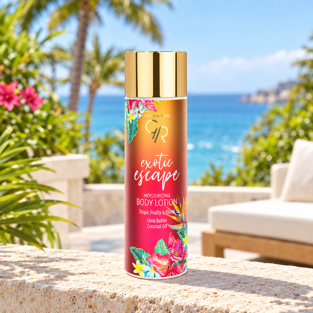 Golden Rose Exotic Escape body lotion outdoor