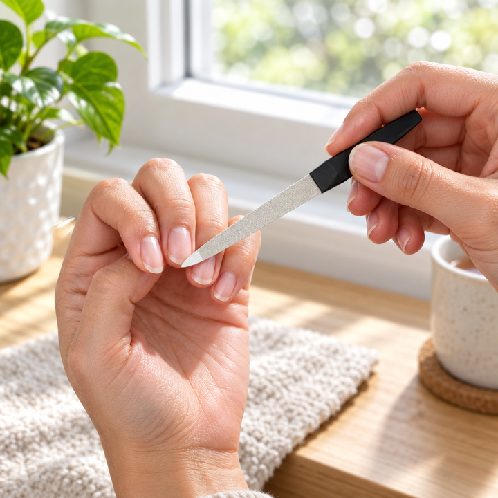 Using Redrings nail file at home