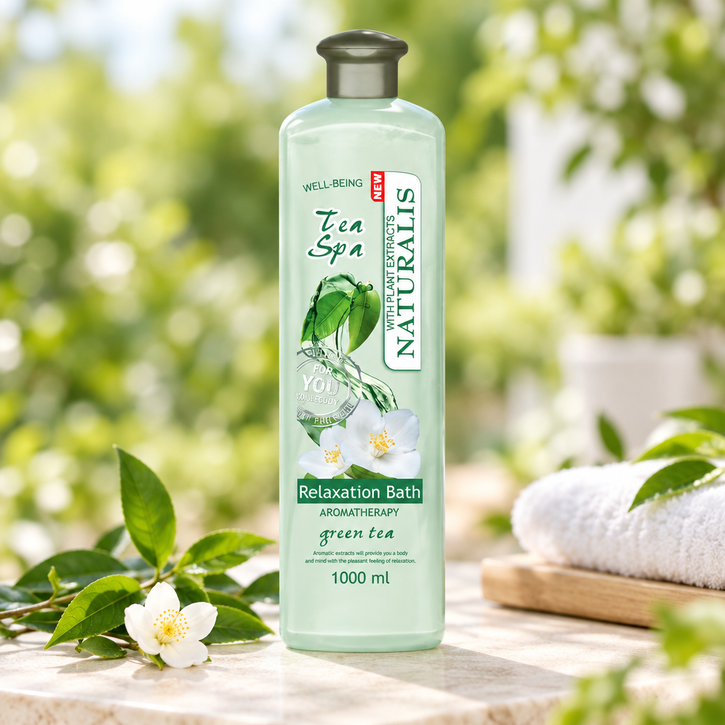 Outdoor photo of Naturalis Tea Spa green tea shower gel
