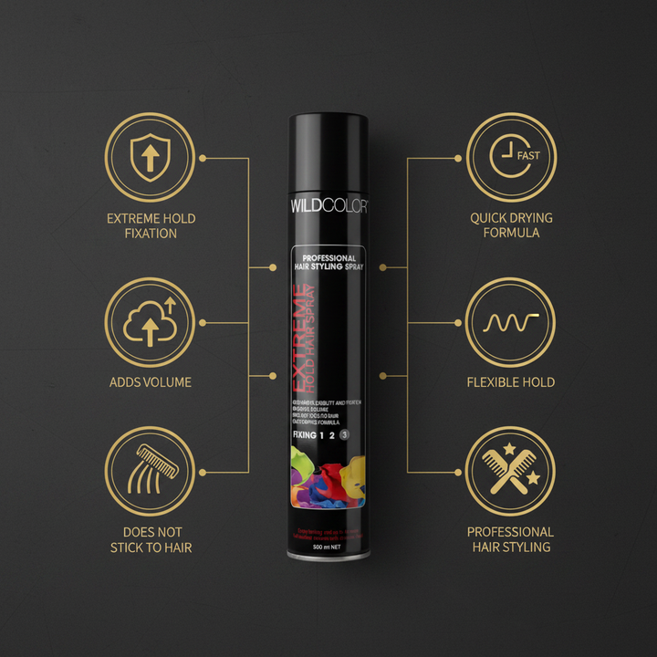WildColor Extreme Hold Hair Spray - Benefits
