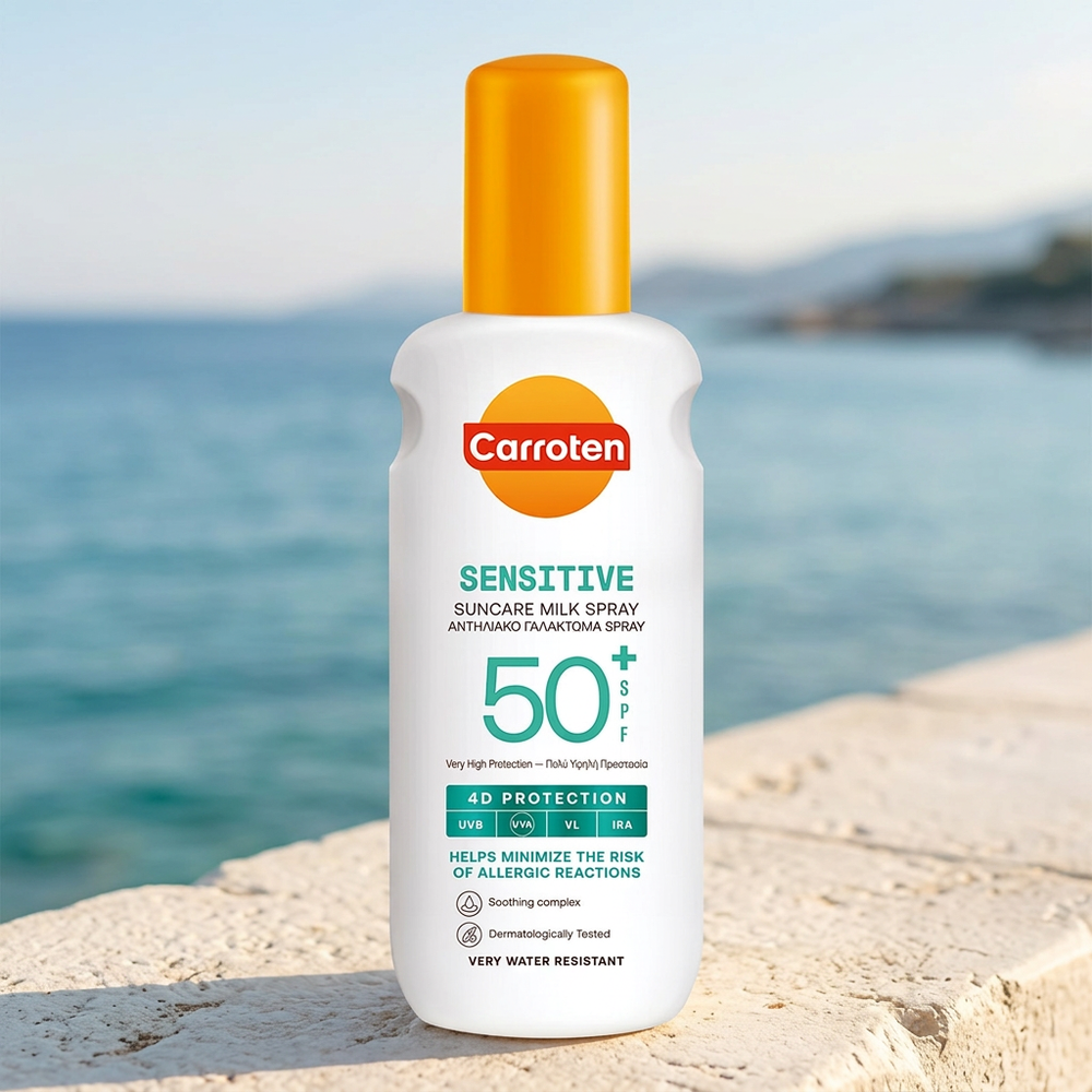 Carroten Sensitive SPF50+ 200ml beside the sea
