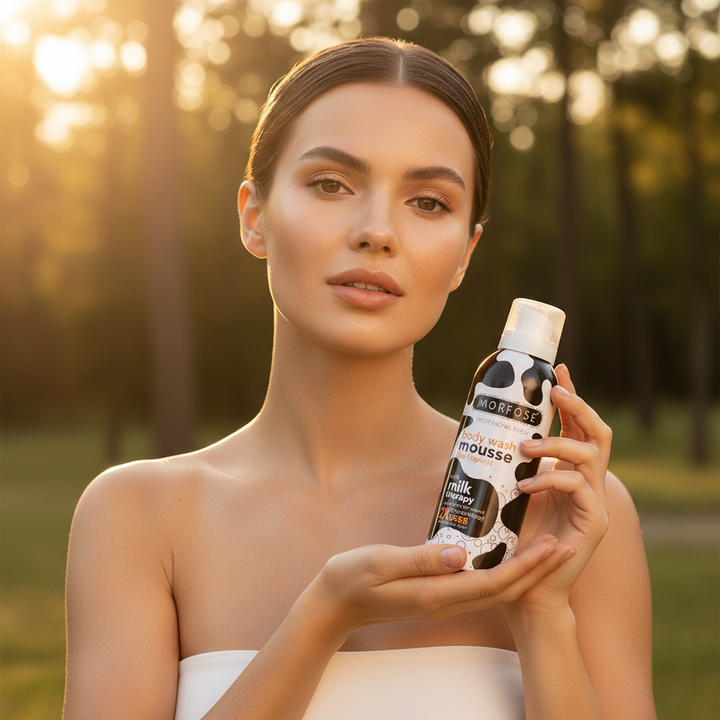 Morfose Milk Therapy Body Wash Mousse - Outdoor Shot