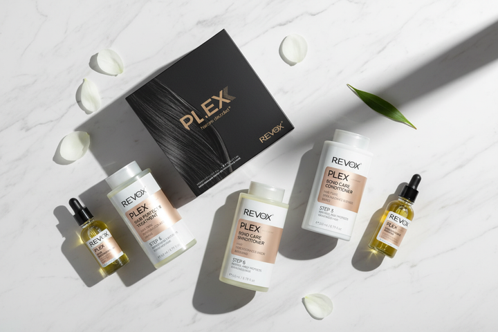 REVOX PLEX Hair Care System - Flat Lay Marble
