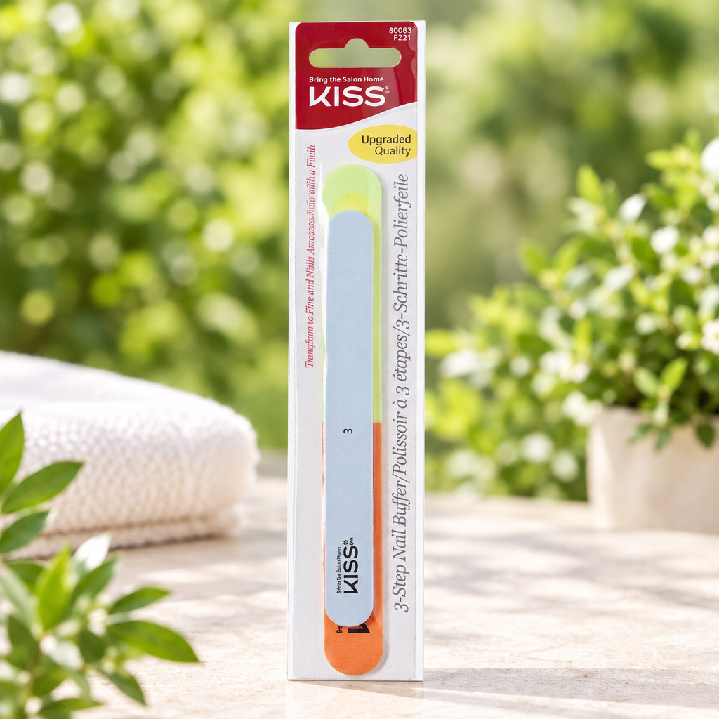 Outdoor photo of KISS 3-Step Nail Buffer