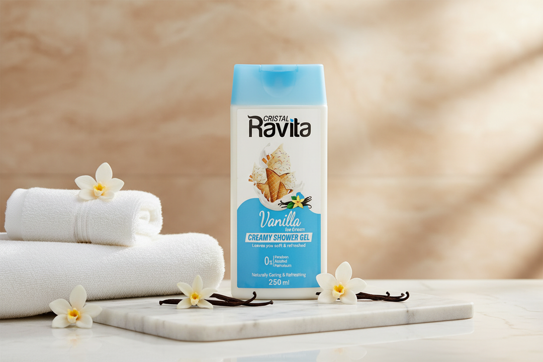 Ravita Vanilla Ice Cream Shower Gel - Indoor