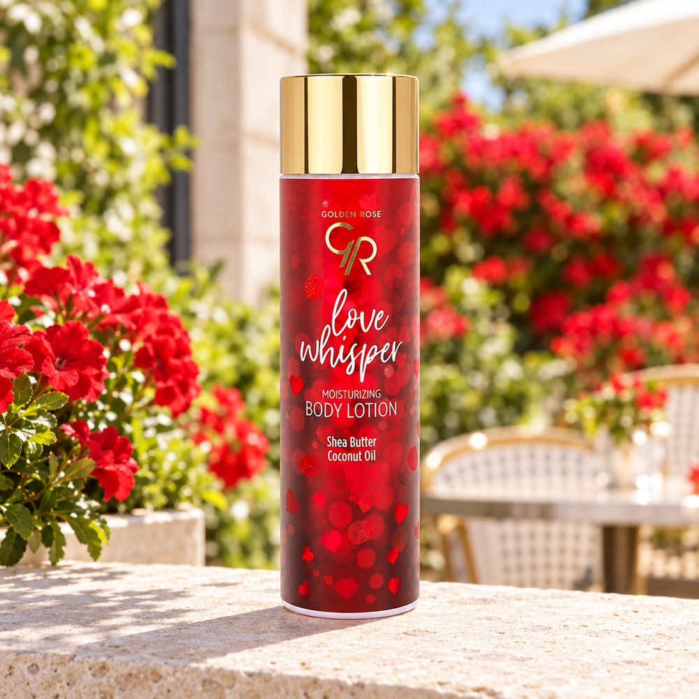 Golden Rose Love Whisper body lotion outdoor