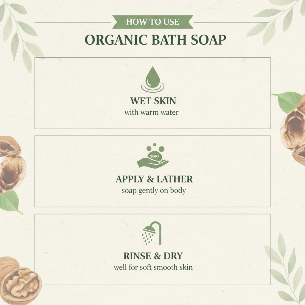 How to use - Moroccan Oil Walnut Casca Organic Bath Soap