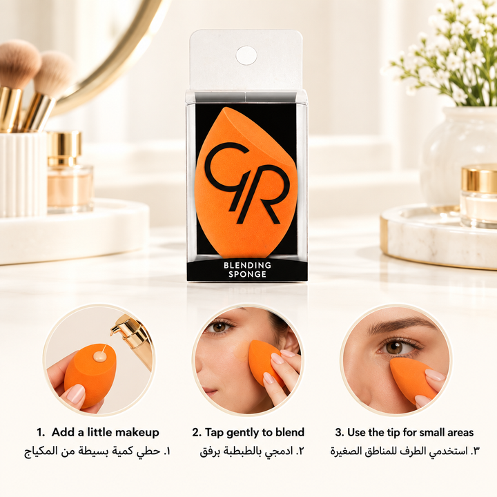 Golden Rose blending sponge bilingual how to use